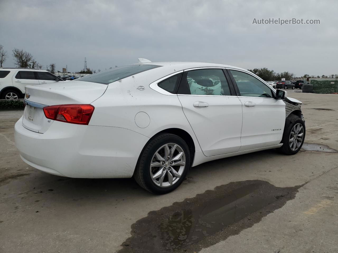 2017 Chevrolet Impala Lt White vin: 2G1105S32H9158472