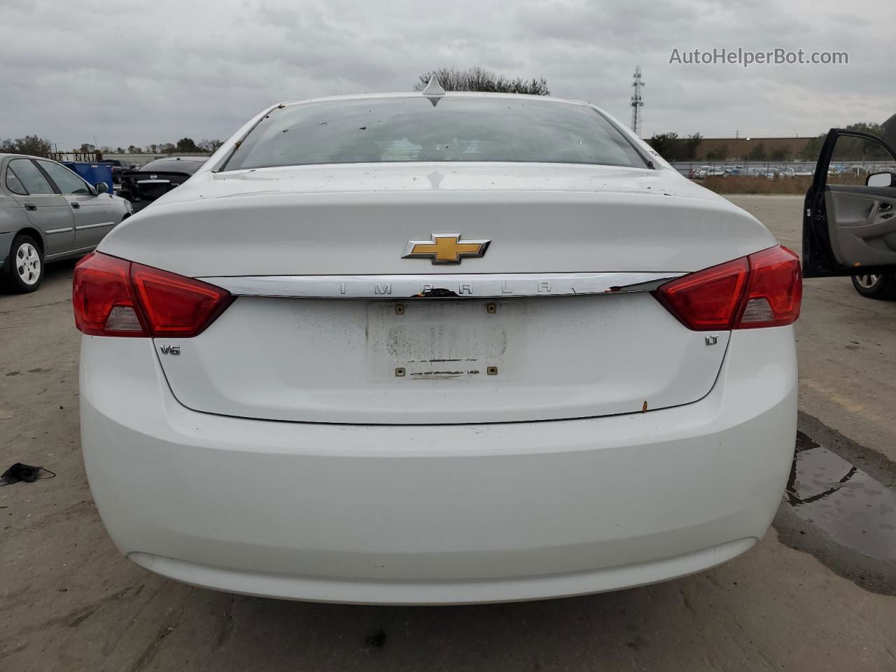 2017 Chevrolet Impala Lt White vin: 2G1105S32H9158472