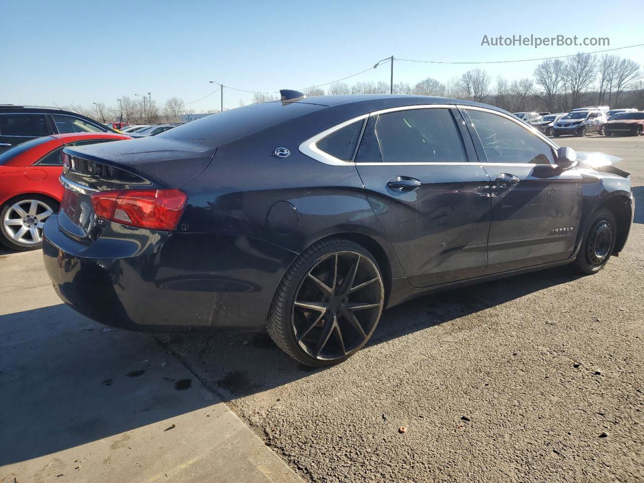 2017 Chevrolet Impala Lt Blue vin: 2G1105S32H9160271