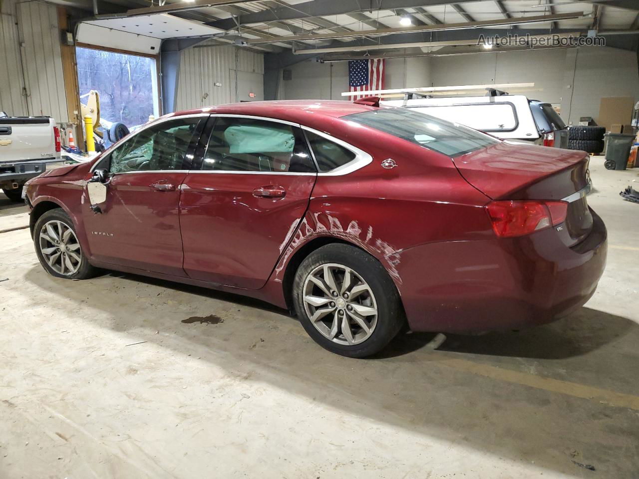 2017 Chevrolet Impala Lt Red vin: 2G1105S32H9173084