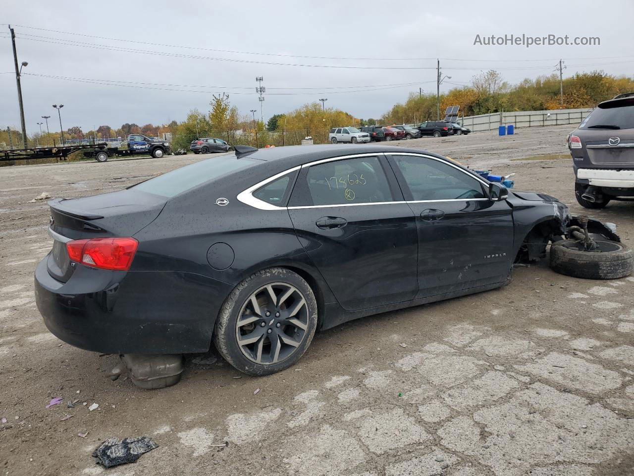 2017 Chevrolet Impala Lt Black vin: 2G1105S32H9178625