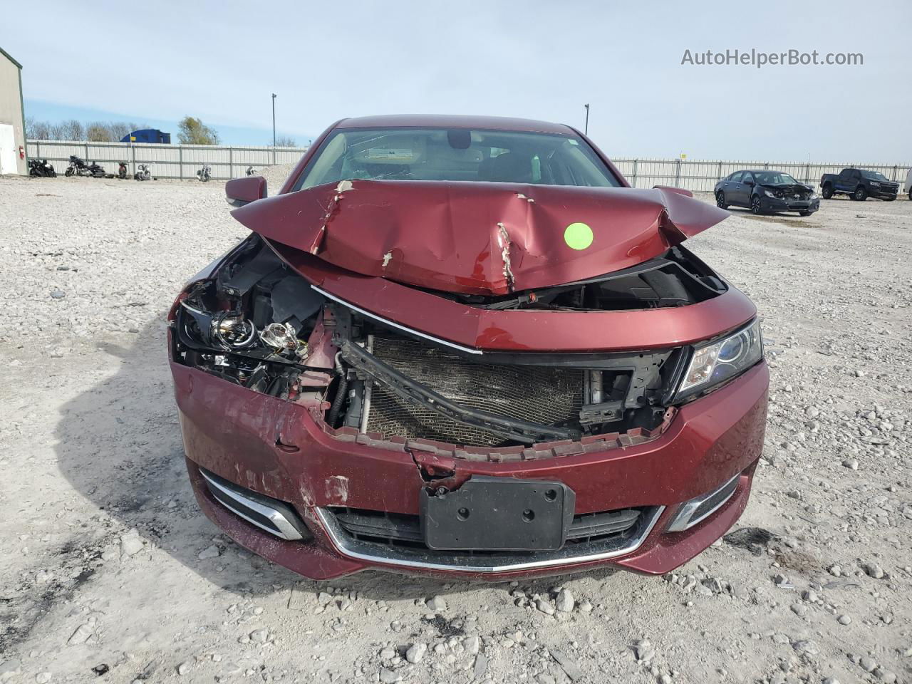 2017 Chevrolet Impala Lt Maroon vin: 2G1105S32H9184098