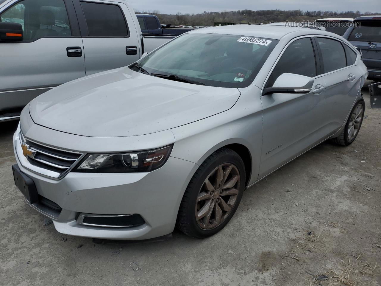 2017 Chevrolet Impala Lt Silver vin: 2G1105S33H9111807