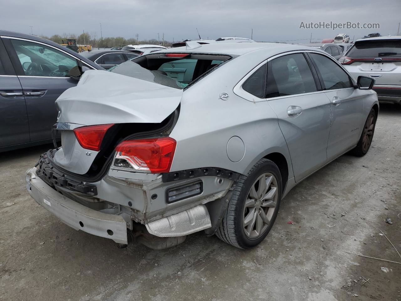 2017 Chevrolet Impala Lt Серебряный vin: 2G1105S33H9111807