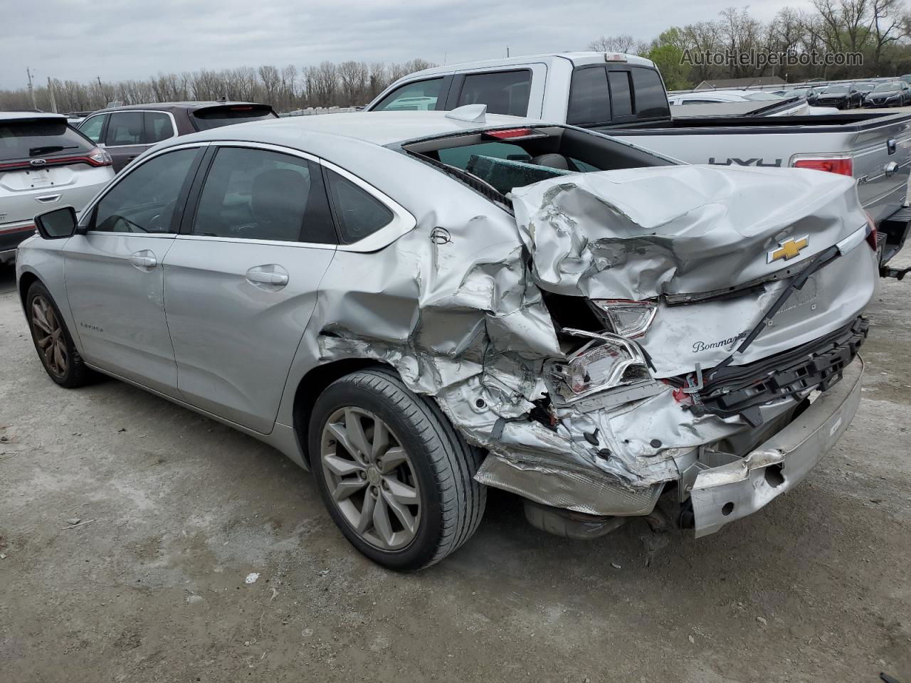 2017 Chevrolet Impala Lt Silver vin: 2G1105S33H9111807