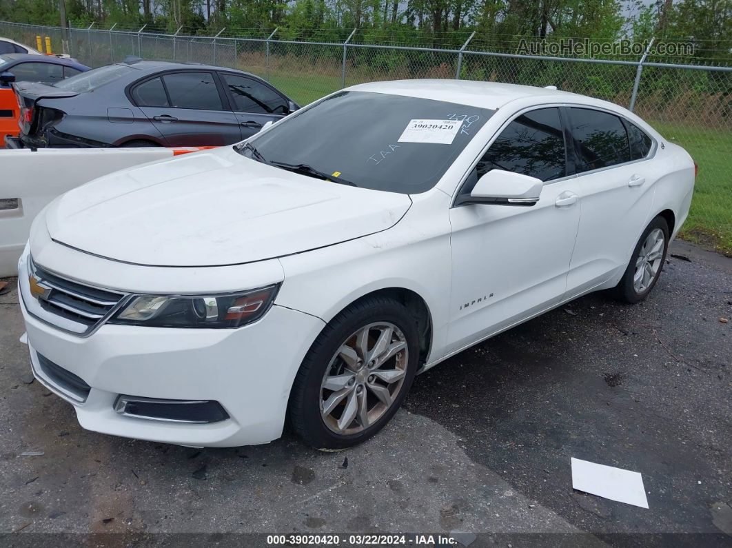 2017 Chevrolet Impala 1lt White vin: 2G1105S33H9114092