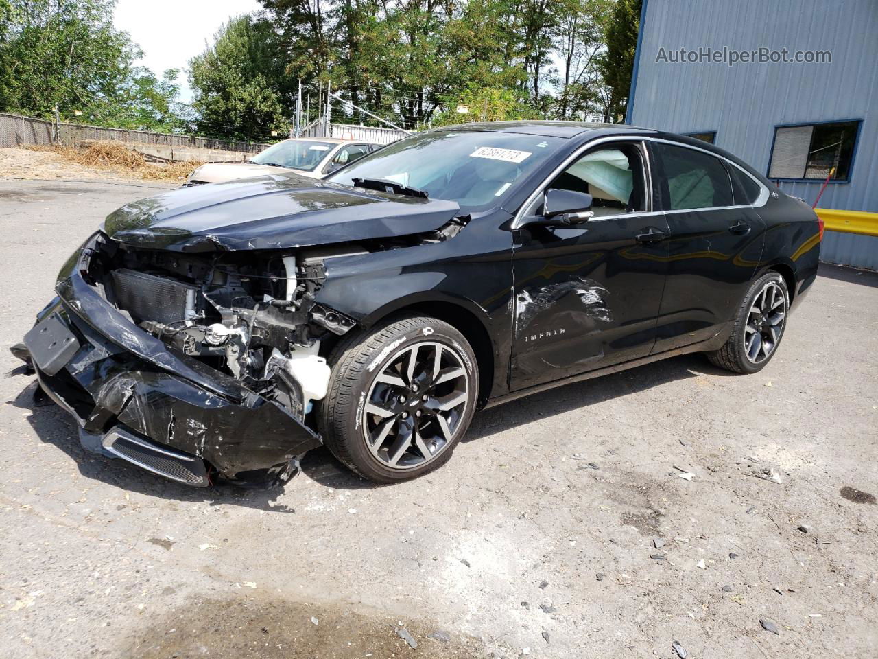 2017 Chevrolet Impala Lt Black vin: 2G1105S33H9123598