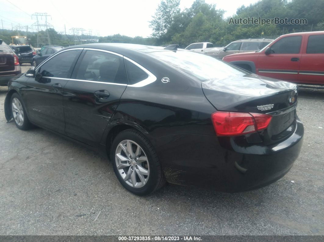 2017 Chevrolet Impala Lt Black vin: 2G1105S33H9130759