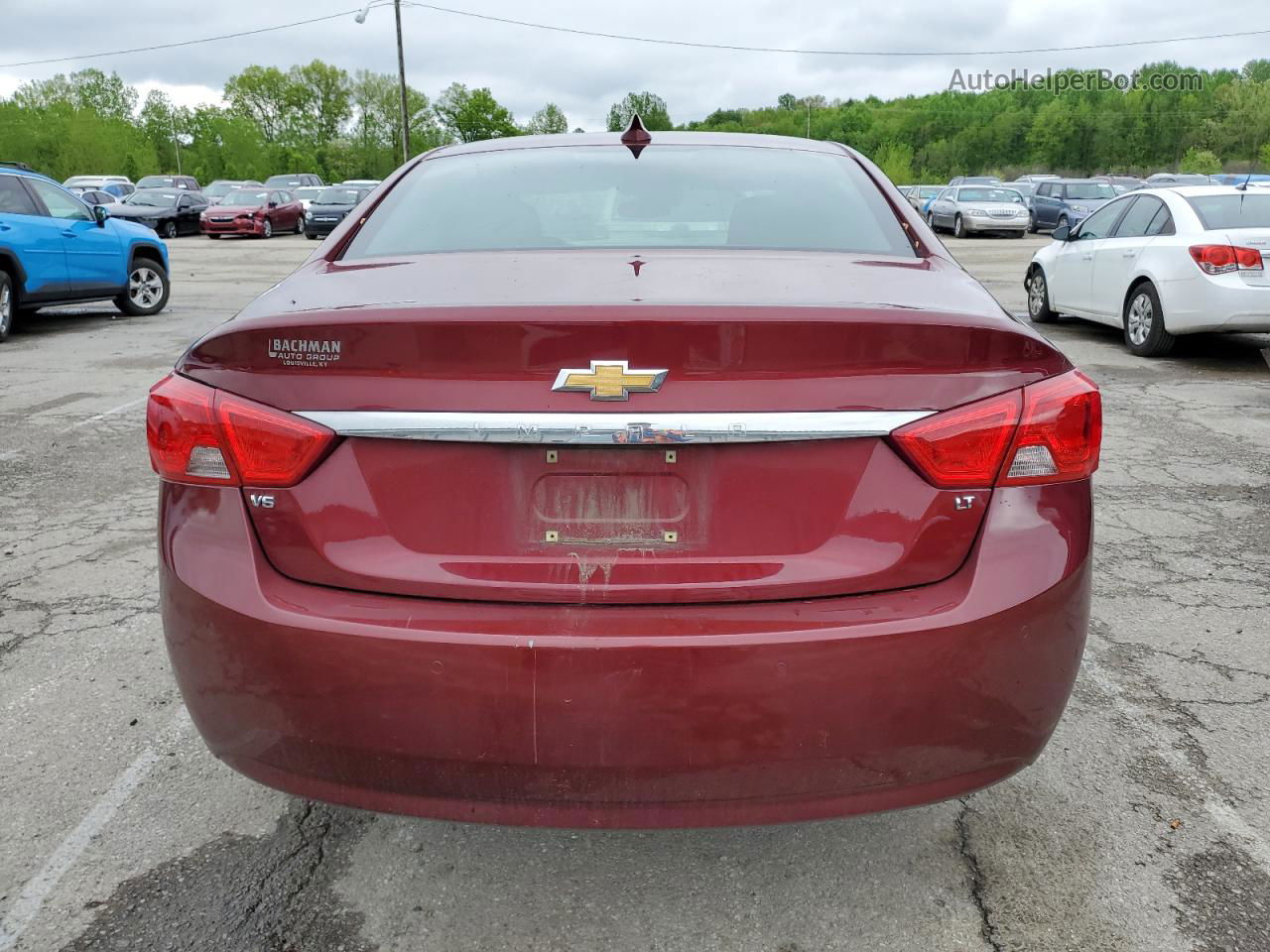 2017 Chevrolet Impala Lt Темно-бордовый vin: 2G1105S33H9136450