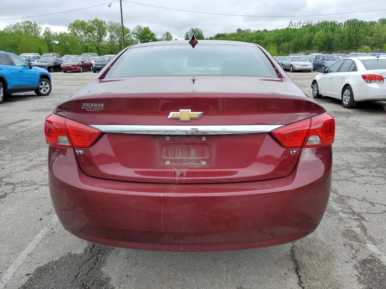 2017 Chevrolet Impala Lt Maroon vin: 2G1105S33H9136450