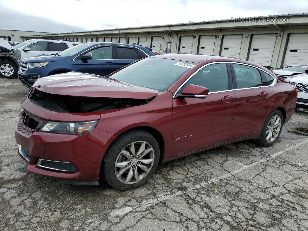 2017 Chevrolet Impala Lt Темно-бордовый vin: 2G1105S33H9136450