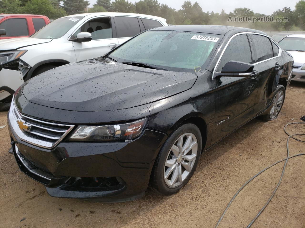 2017 Chevrolet Impala Lt Black vin: 2G1105S33H9141082