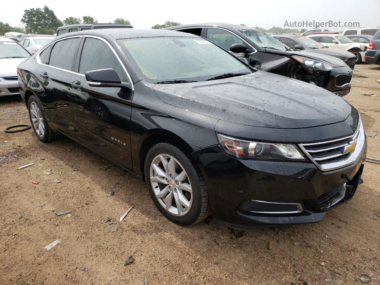 2017 Chevrolet Impala Lt Black vin: 2G1105S33H9141082