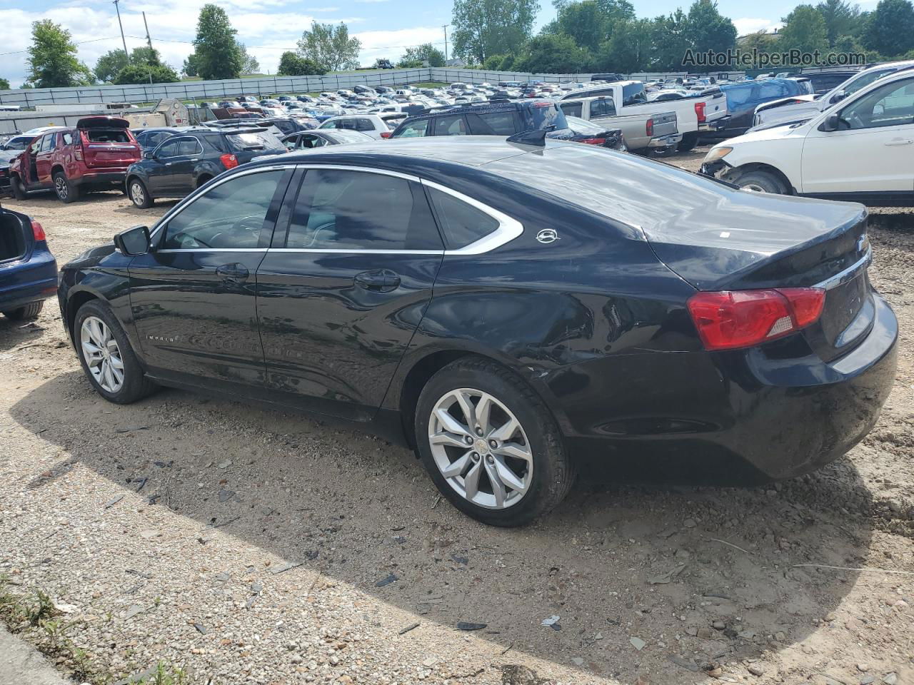 2017 Chevrolet Impala Lt Black vin: 2G1105S33H9159369