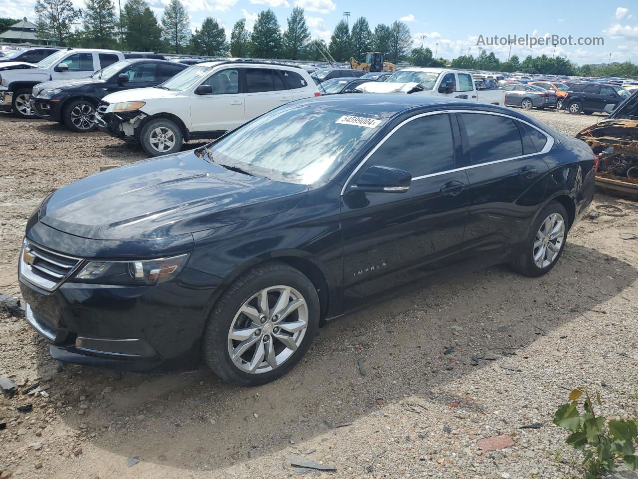 2017 Chevrolet Impala Lt Black vin: 2G1105S33H9159369