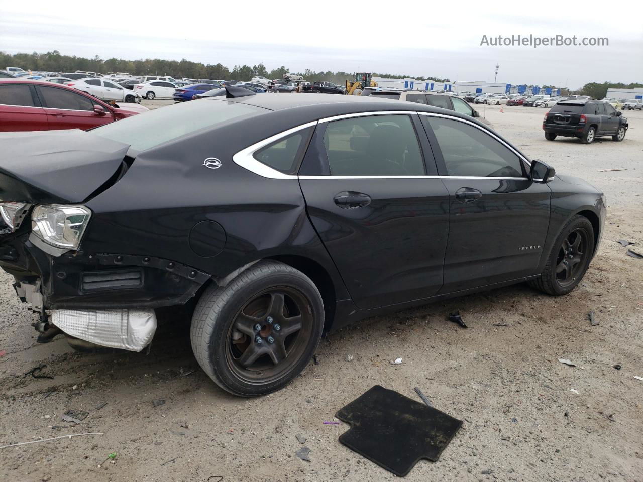 2017 Chevrolet Impala Lt Black vin: 2G1105S33H9163678