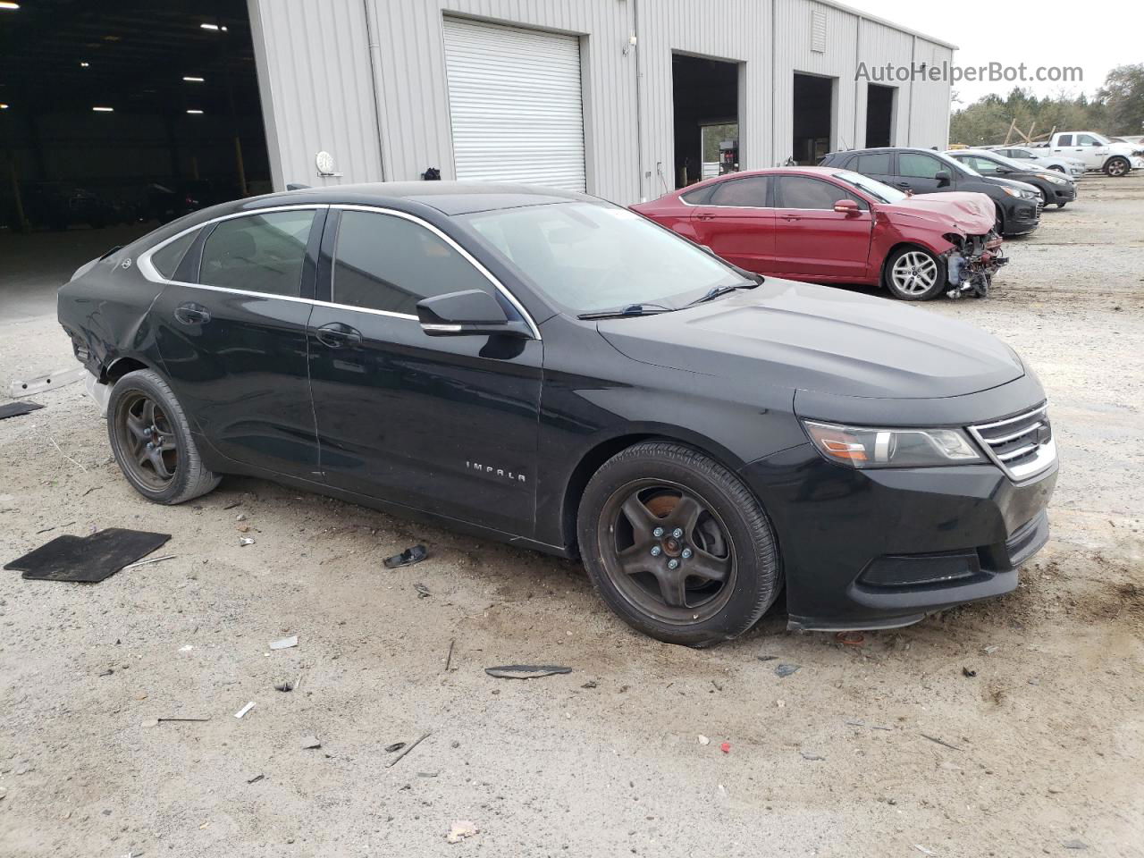 2017 Chevrolet Impala Lt Black vin: 2G1105S33H9163678