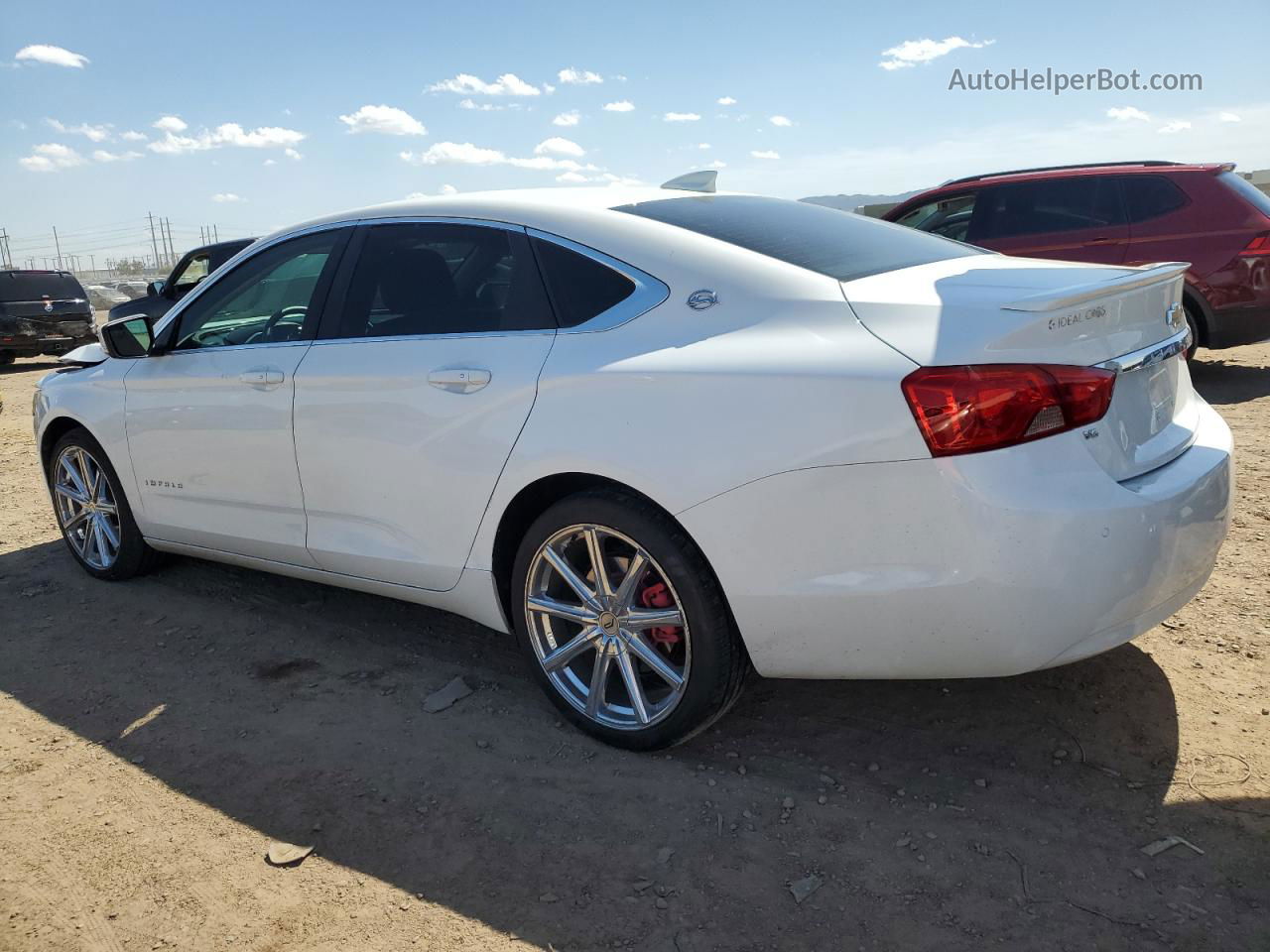 2017 Chevrolet Impala Lt White vin: 2G1105S33H9165687