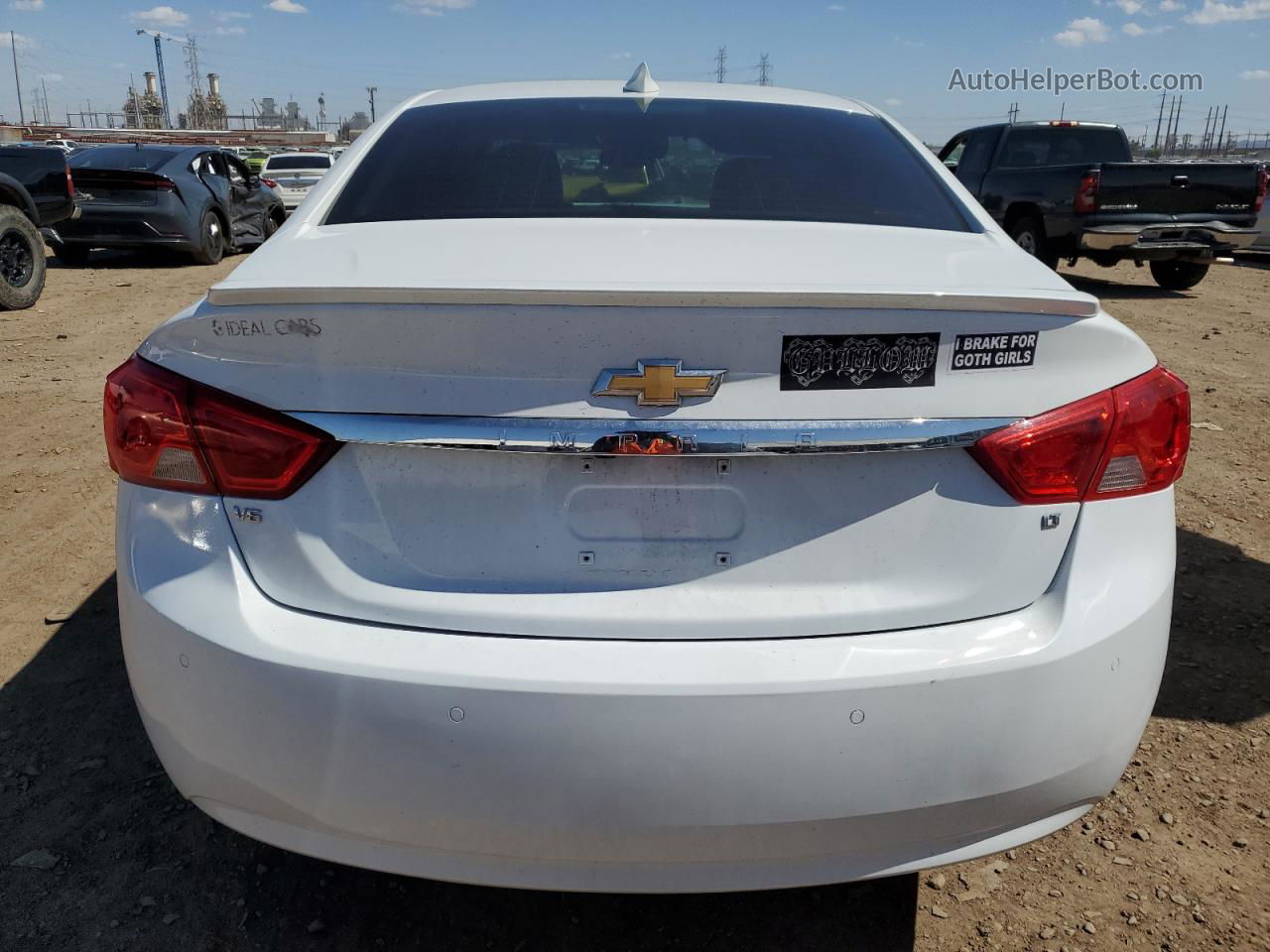 2017 Chevrolet Impala Lt Белый vin: 2G1105S33H9165687