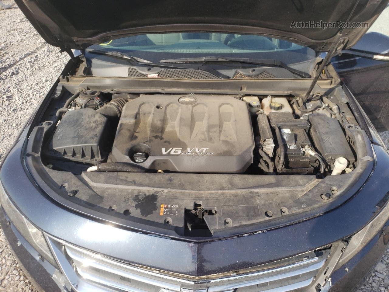 2017 Chevrolet Impala Lt Синий vin: 2G1105S33H9175104