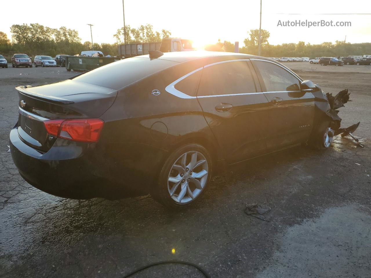 2017 Chevrolet Impala Lt Black vin: 2G1105S33H9189438