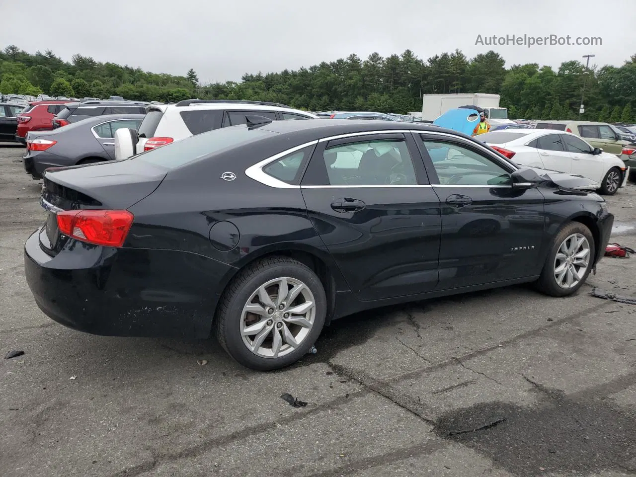 2017 Chevrolet Impala Lt Black vin: 2G1105S34H9100623