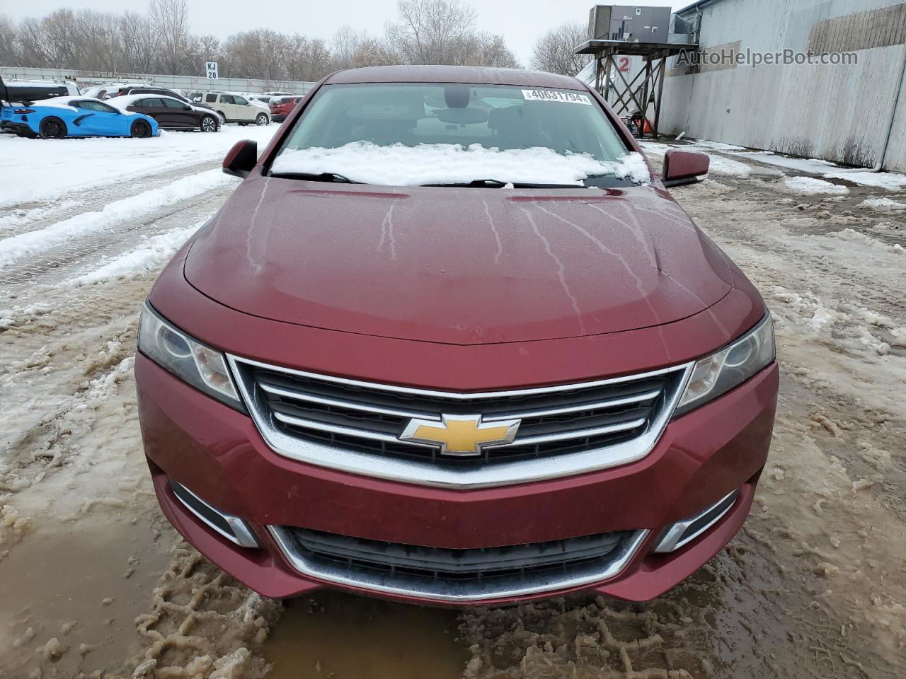 2017 Chevrolet Impala Lt Burgundy vin: 2G1105S34H9103862