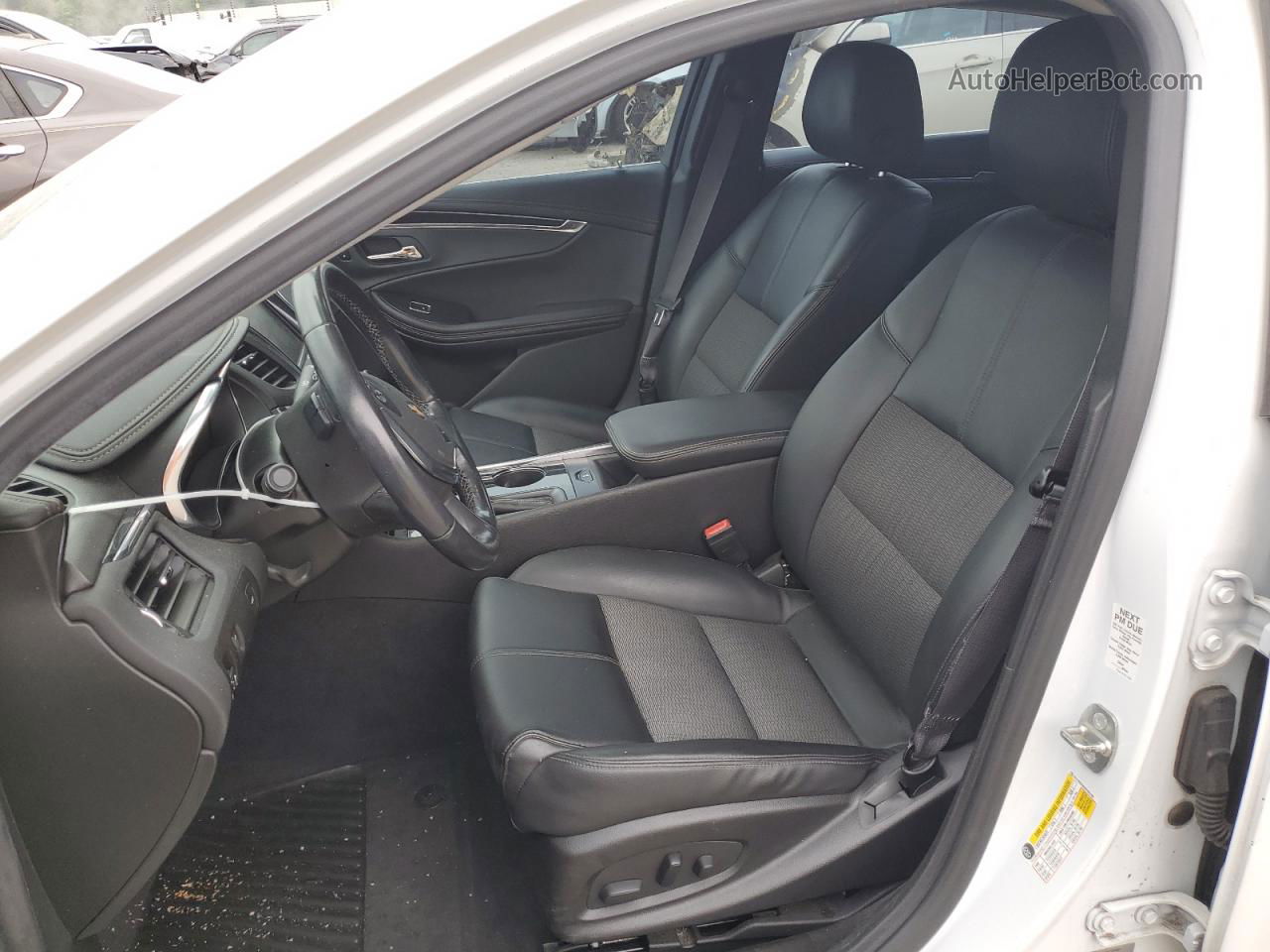 2017 Chevrolet Impala Lt White vin: 2G1105S34H9105160