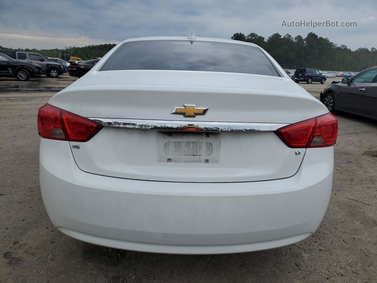 2017 Chevrolet Impala Lt White vin: 2G1105S34H9105160