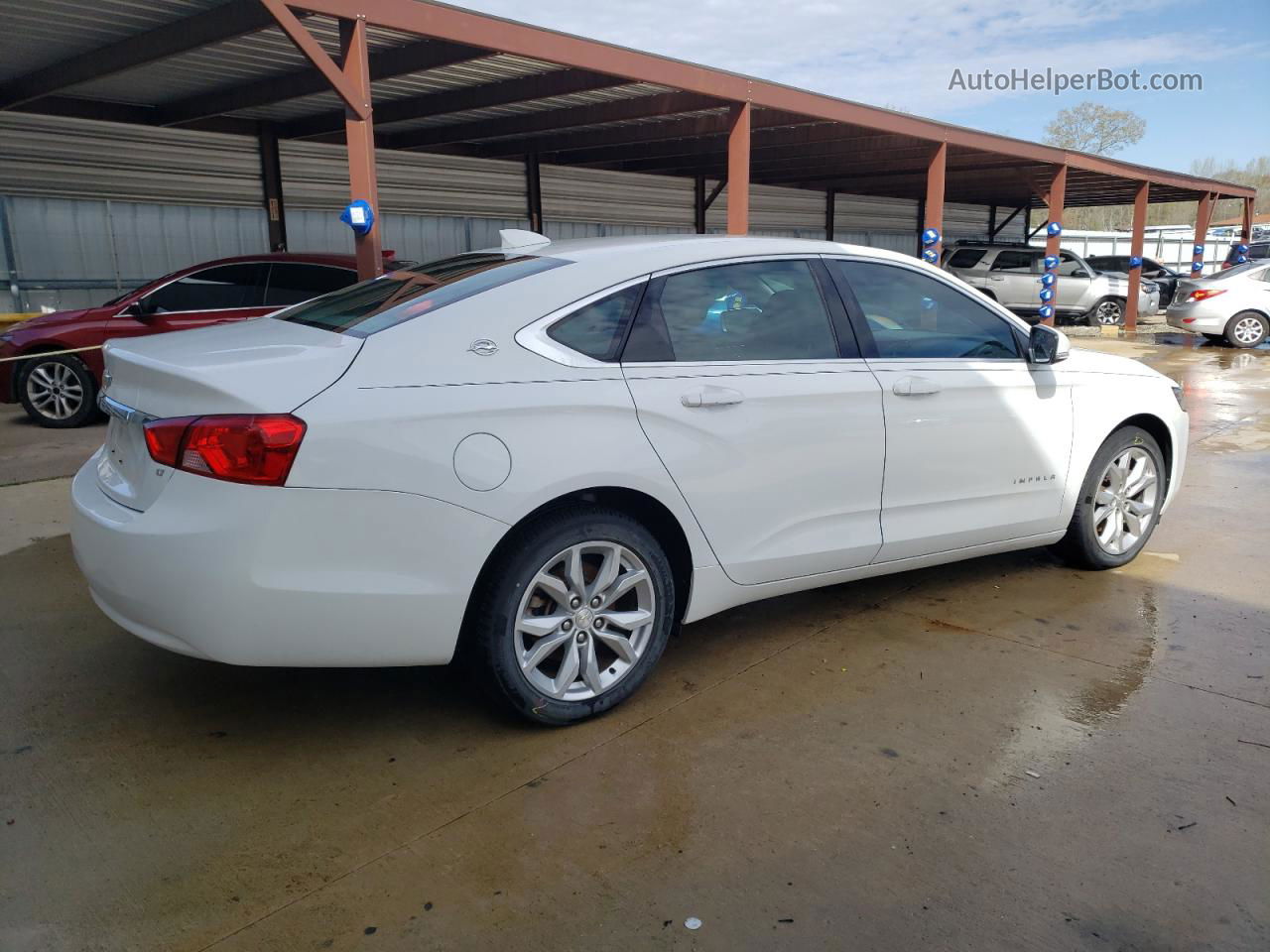 2017 Chevrolet Impala Lt White vin: 2G1105S34H9110018