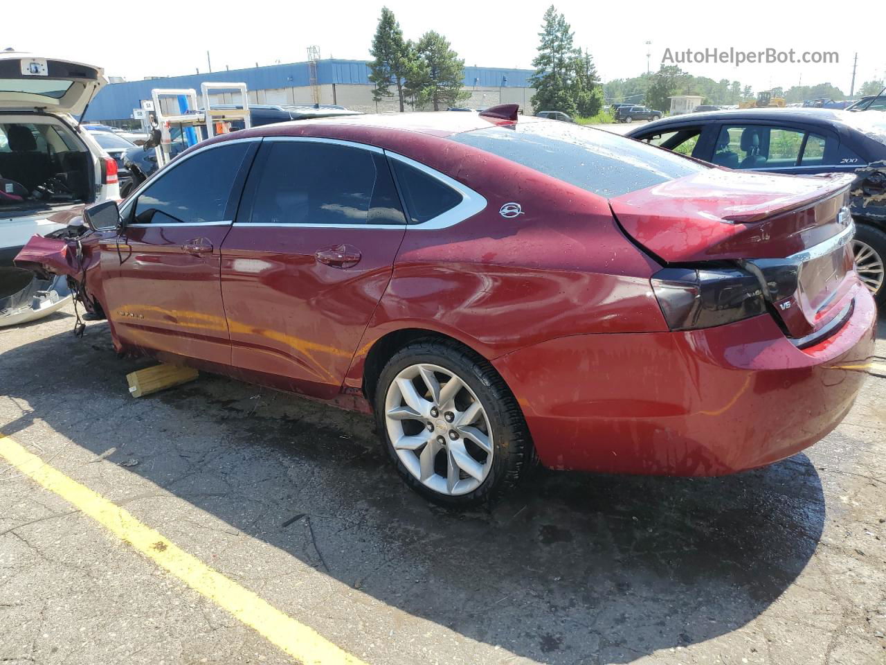 2017 Chevrolet Impala Lt Red vin: 2G1105S34H9125330