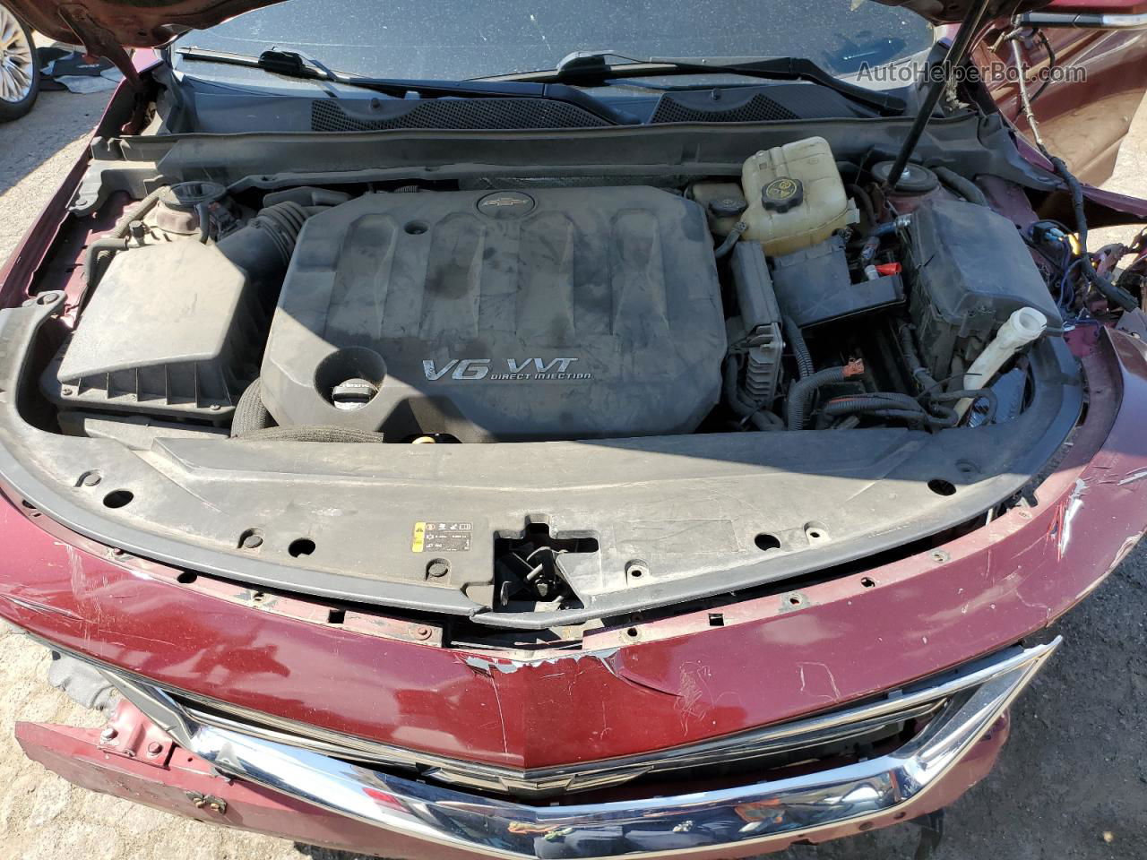 2017 Chevrolet Impala Lt Red vin: 2G1105S34H9125330