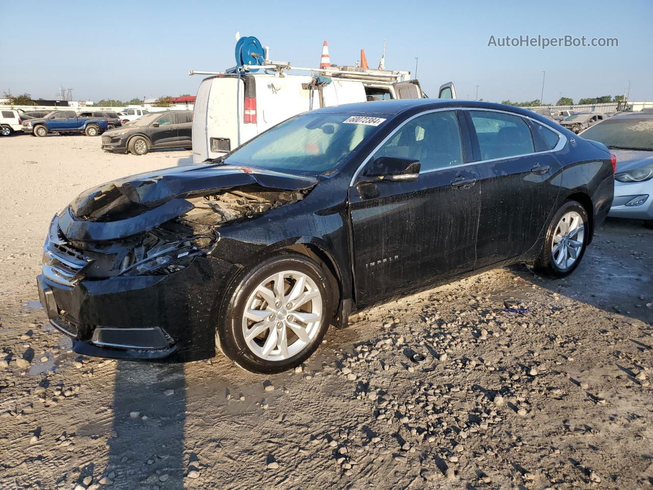 2017 Chevrolet Impala Lt Black vin: 2G1105S34H9158831