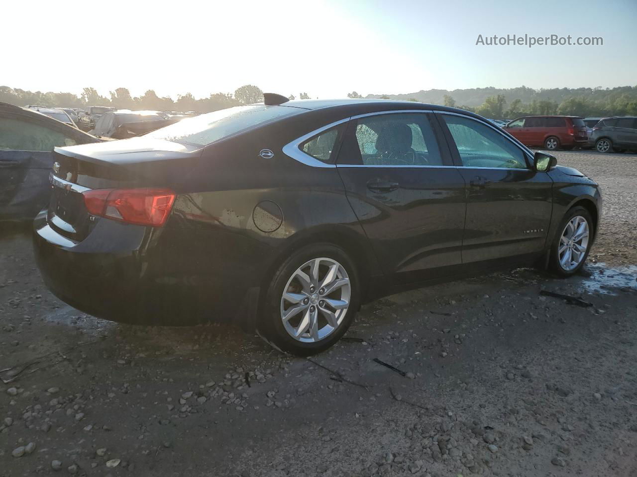 2017 Chevrolet Impala Lt Black vin: 2G1105S34H9158831