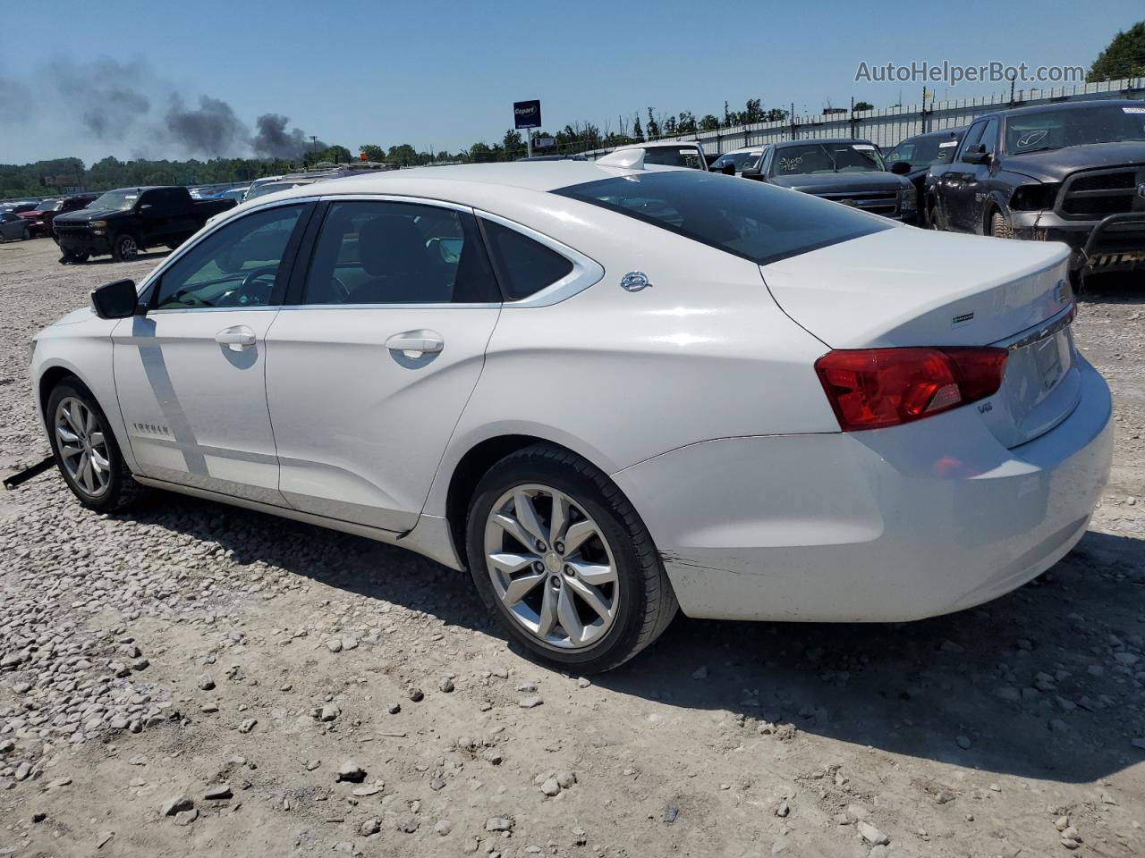 2017 Chevrolet Impala Lt White vin: 2G1105S34H9160188