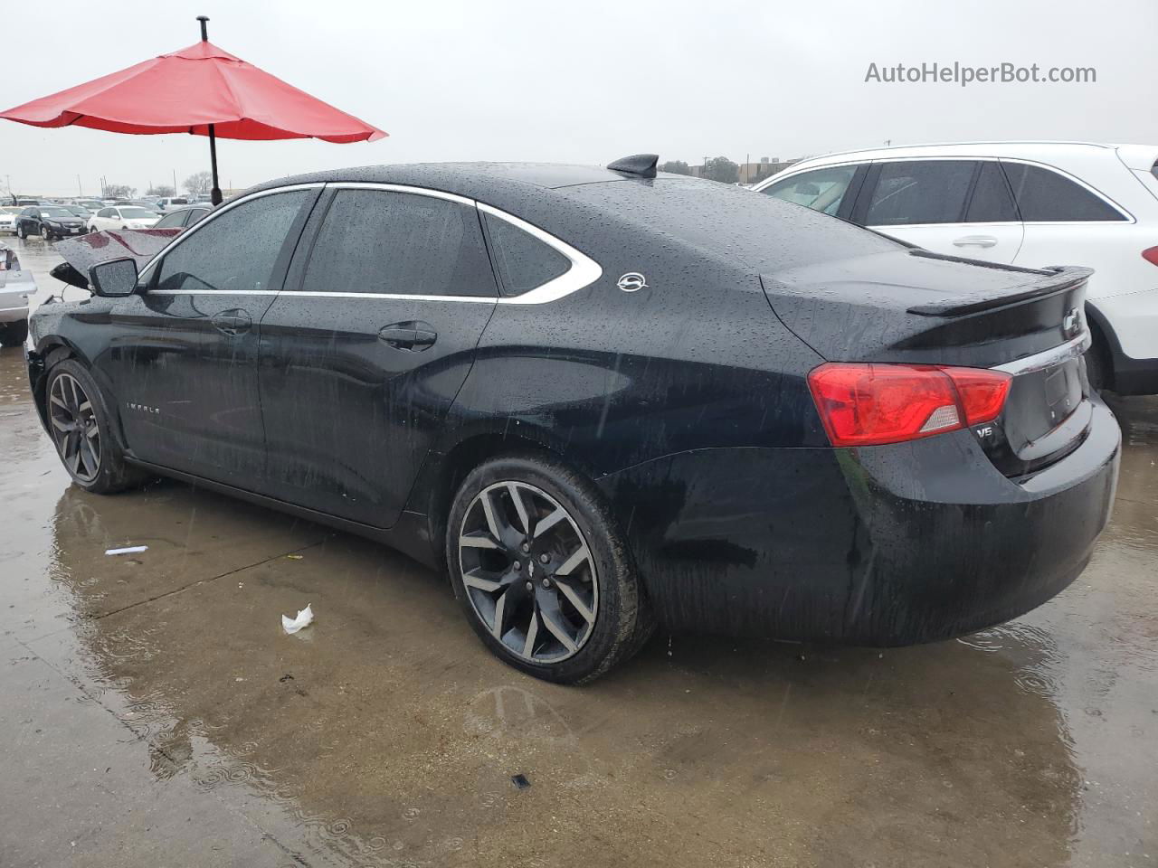 2017 Chevrolet Impala Lt Black vin: 2G1105S35H9104499