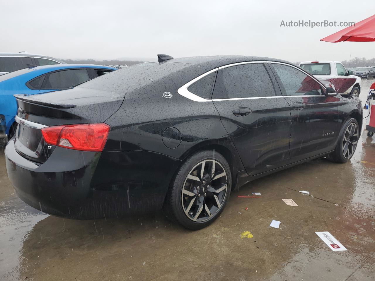 2017 Chevrolet Impala Lt Black vin: 2G1105S35H9104499