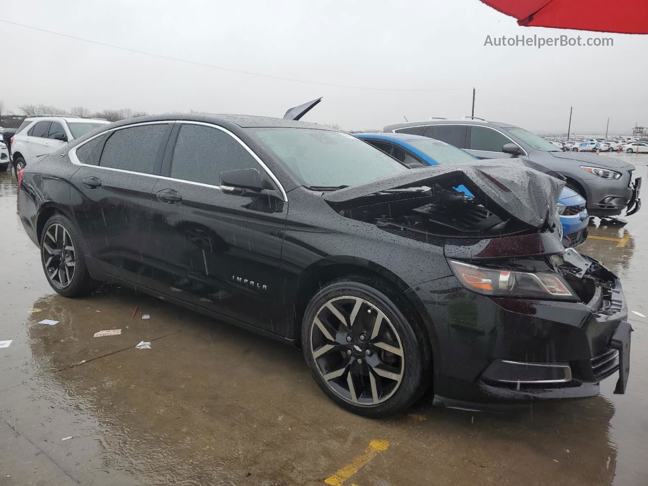 2017 Chevrolet Impala Lt Black vin: 2G1105S35H9104499