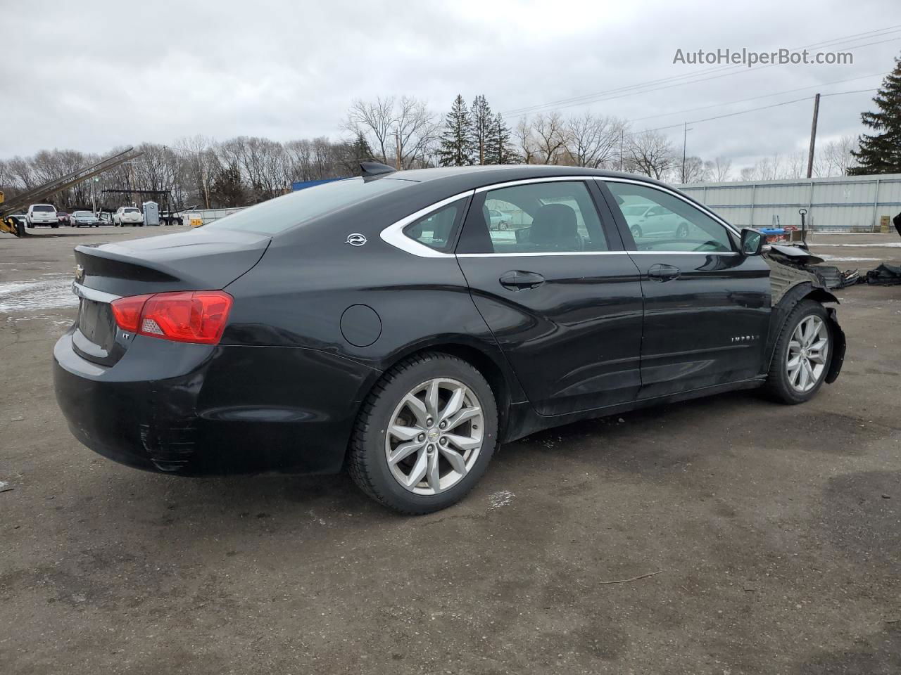 2017 Chevrolet Impala Lt Black vin: 2G1105S35H9119245