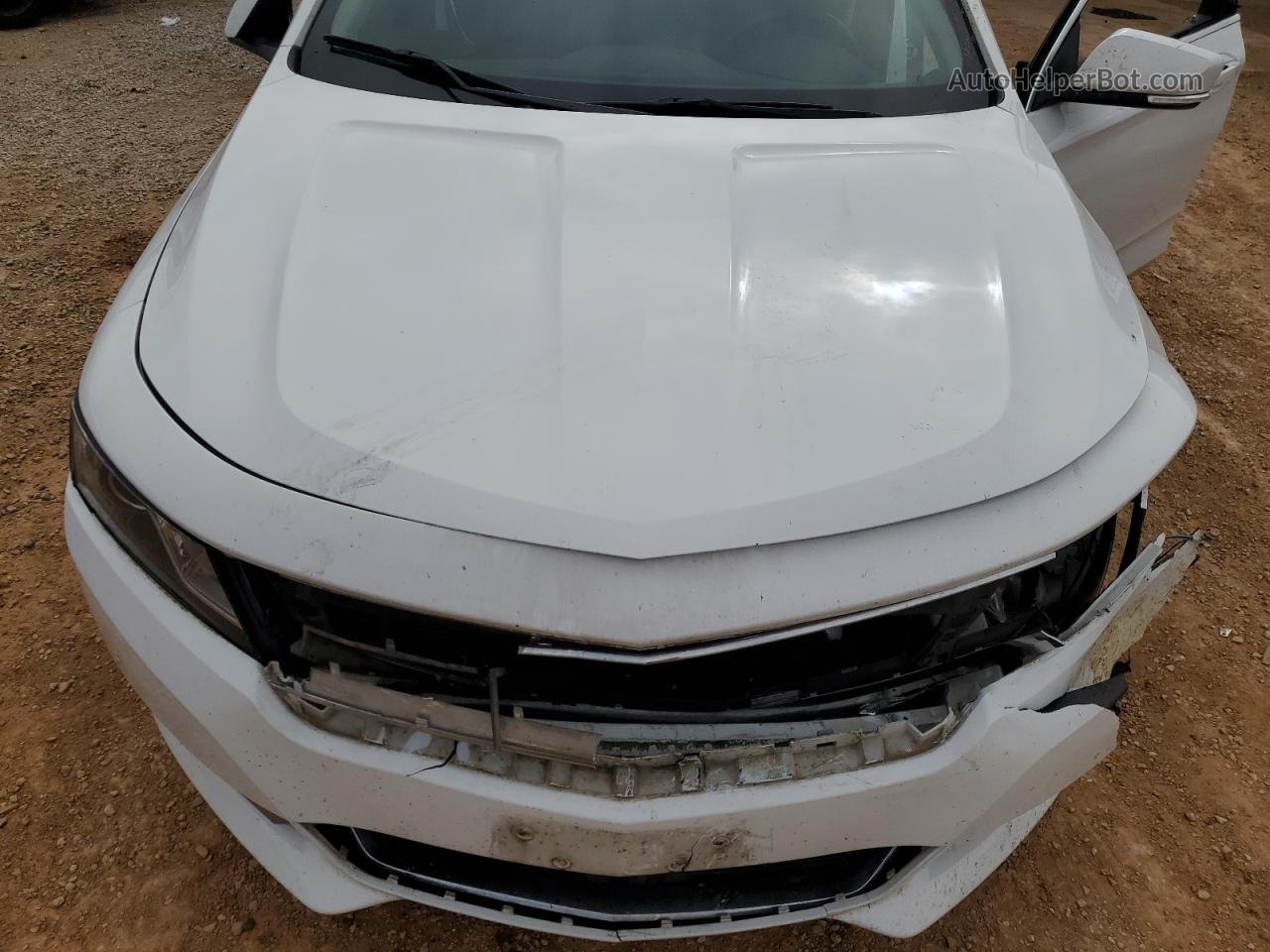 2017 Chevrolet Impala Lt White vin: 2G1105S35H9128933