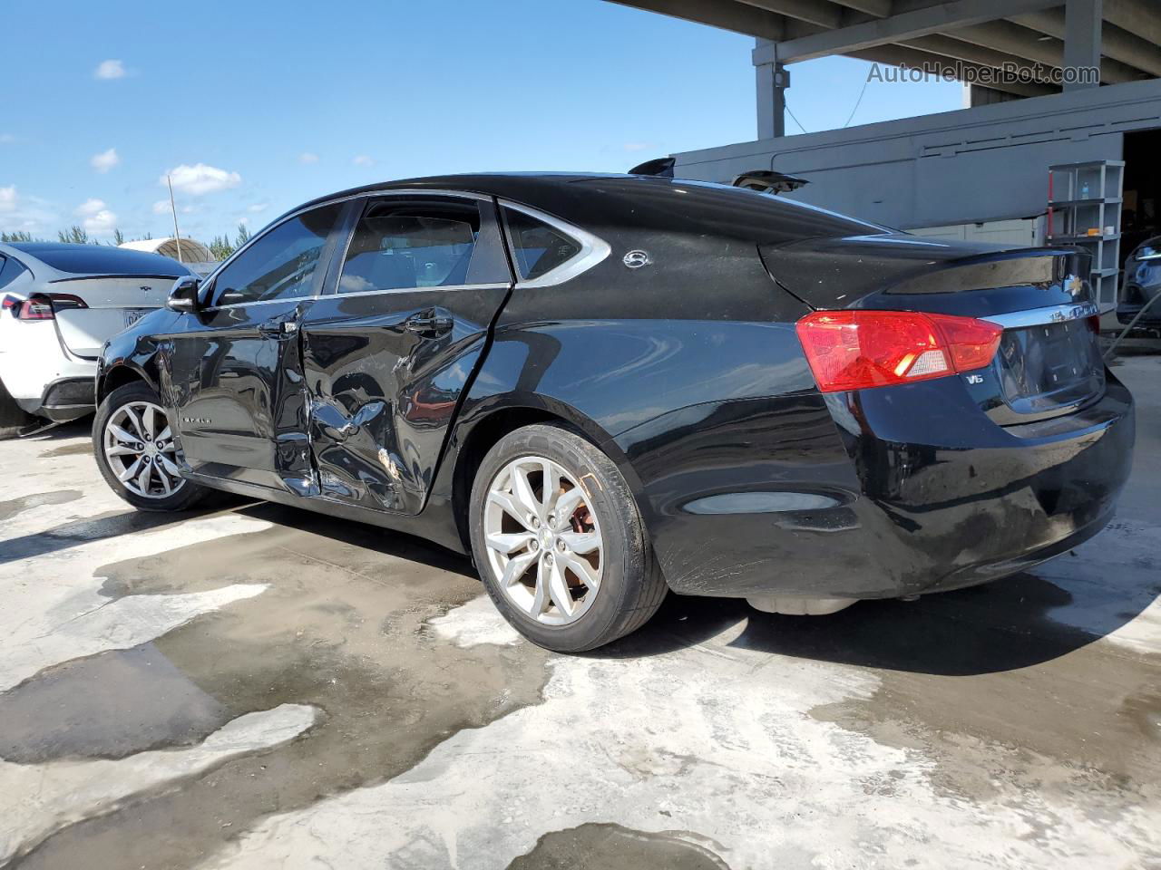 2017 Chevrolet Impala Lt Black vin: 2G1105S35H9132867