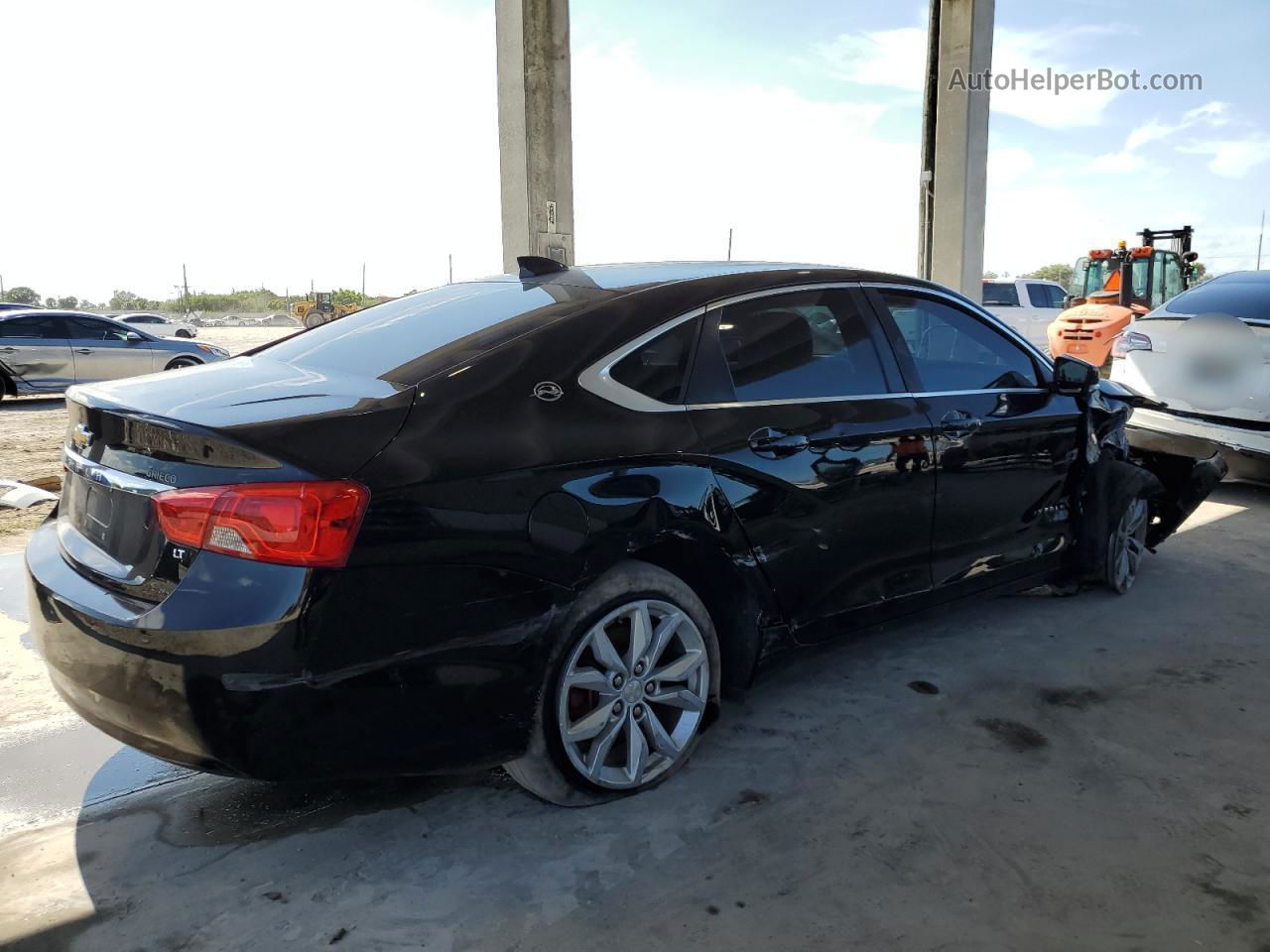 2017 Chevrolet Impala Lt Black vin: 2G1105S35H9132867