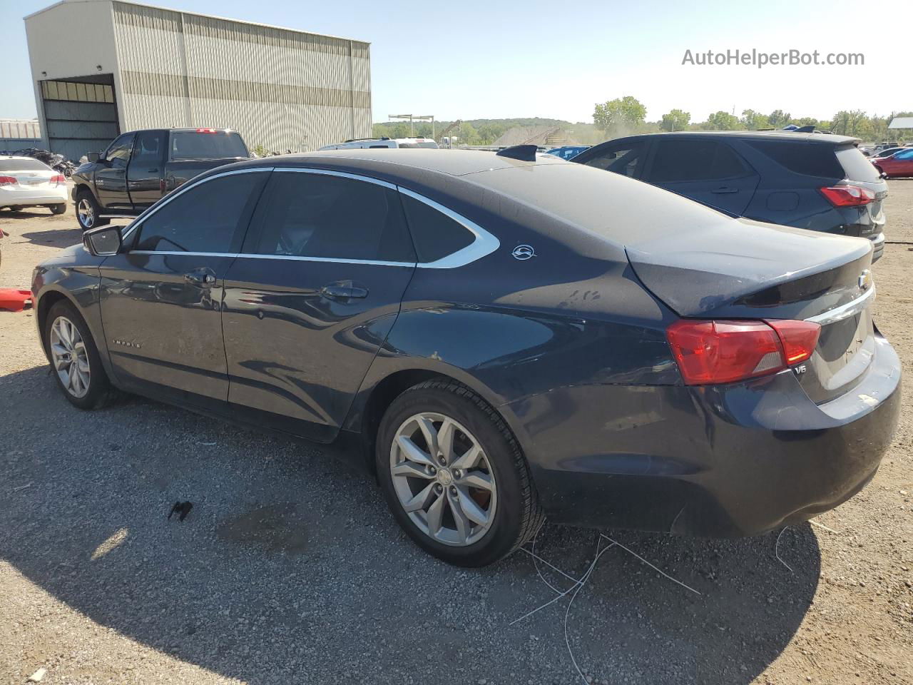 2017 Chevrolet Impala Lt Blue vin: 2G1105S35H9140340