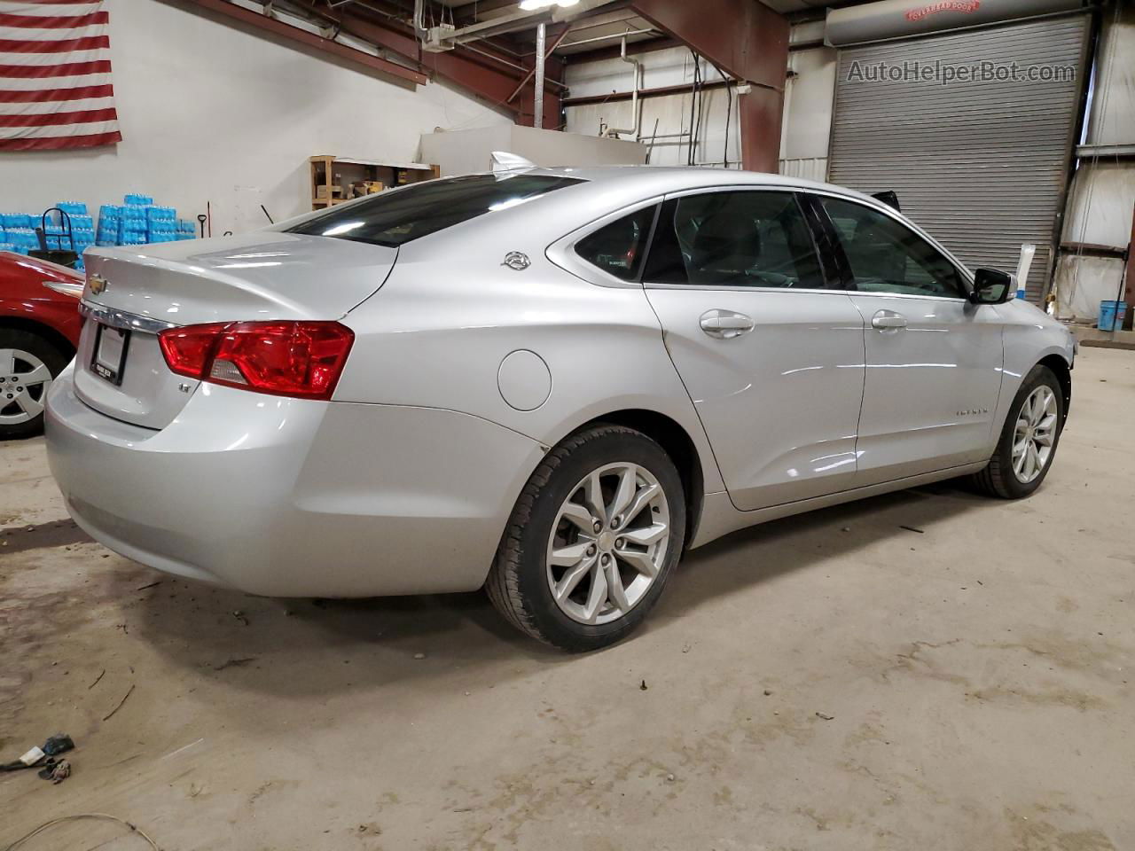 2017 Chevrolet Impala Lt Silver vin: 2G1105S35H9158918