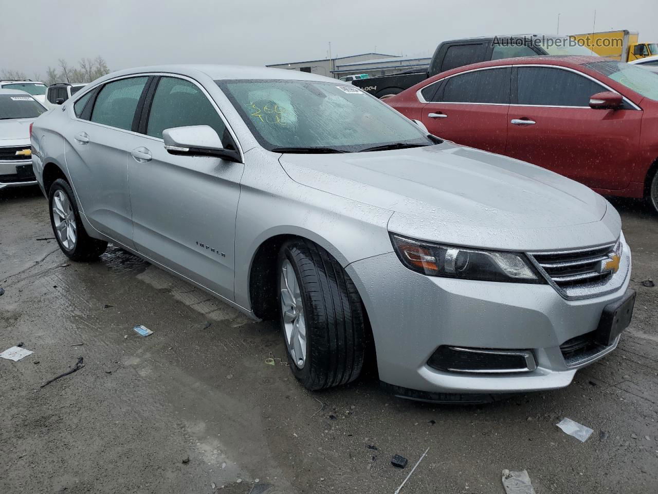 2017 Chevrolet Impala Lt Silver vin: 2G1105S35H9165187