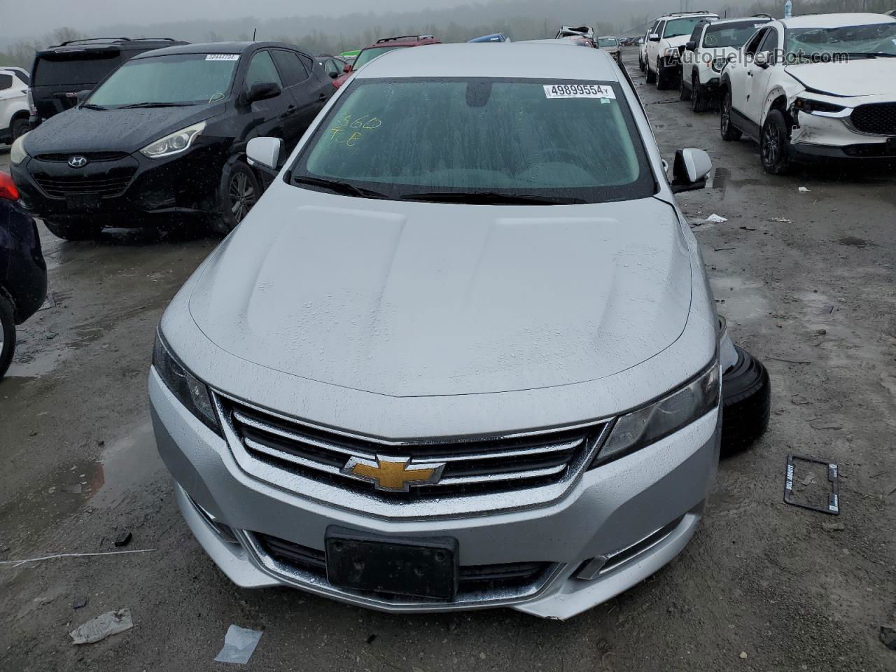 2017 Chevrolet Impala Lt Silver vin: 2G1105S35H9165187