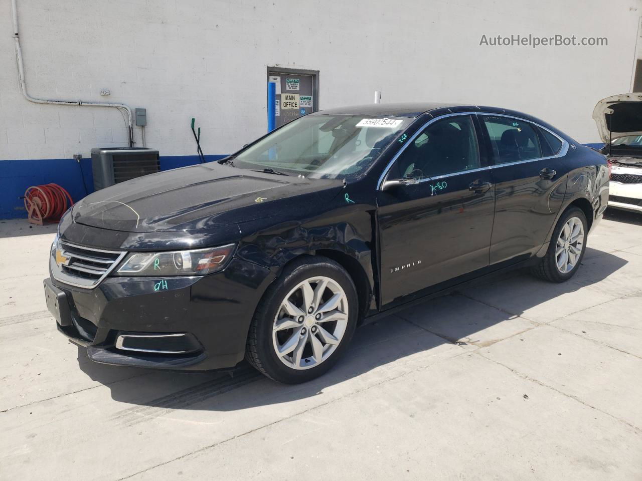 2017 Chevrolet Impala Lt Black vin: 2G1105S36H9106150