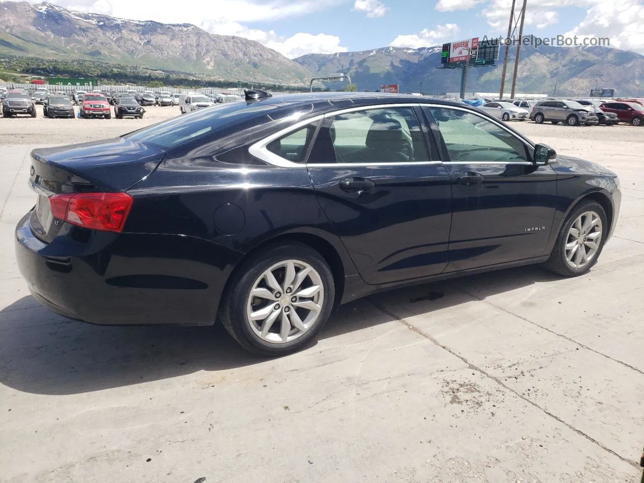 2017 Chevrolet Impala Lt Black vin: 2G1105S36H9106150