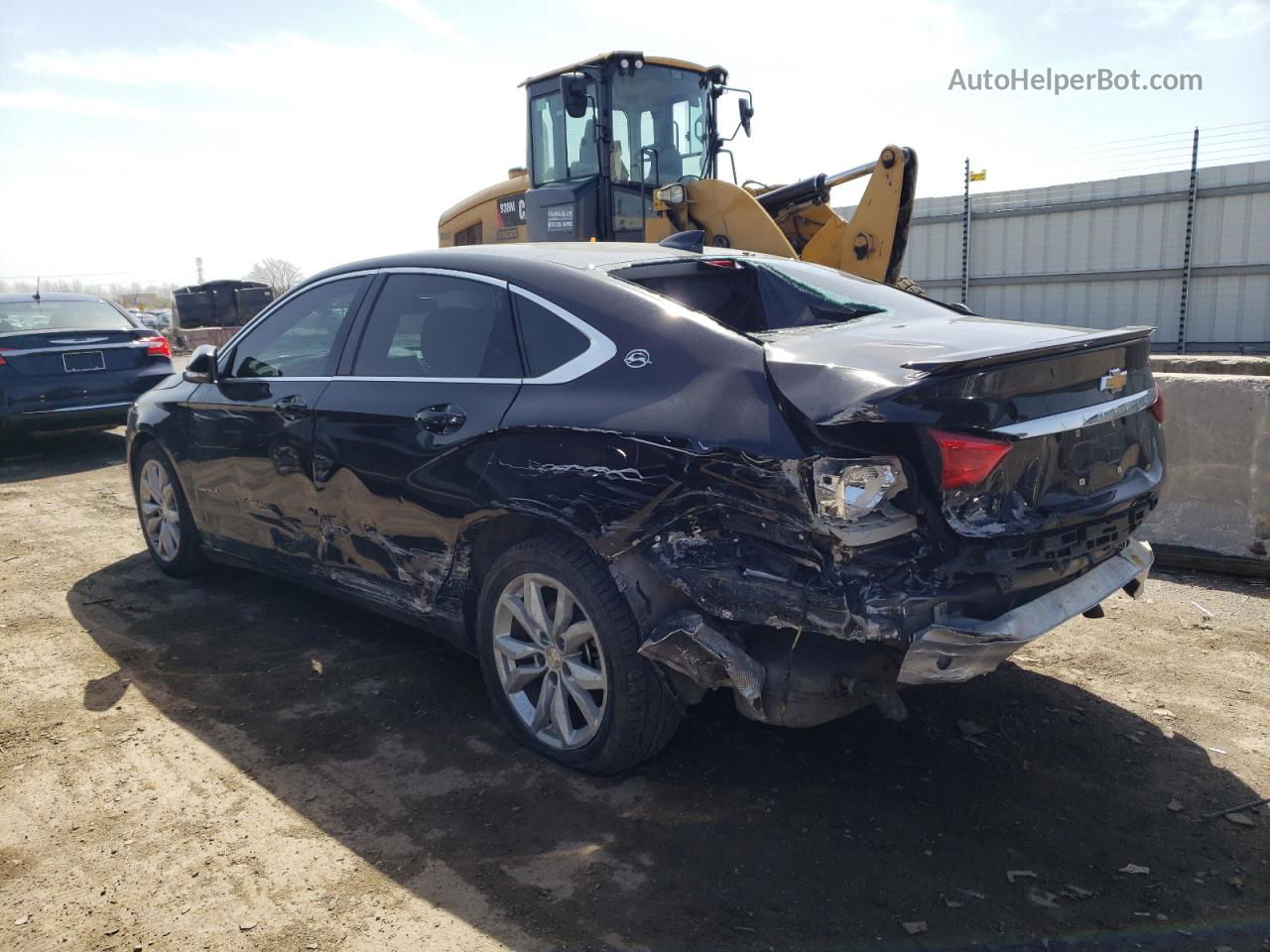 2017 Chevrolet Impala Lt Black vin: 2G1105S36H9110196