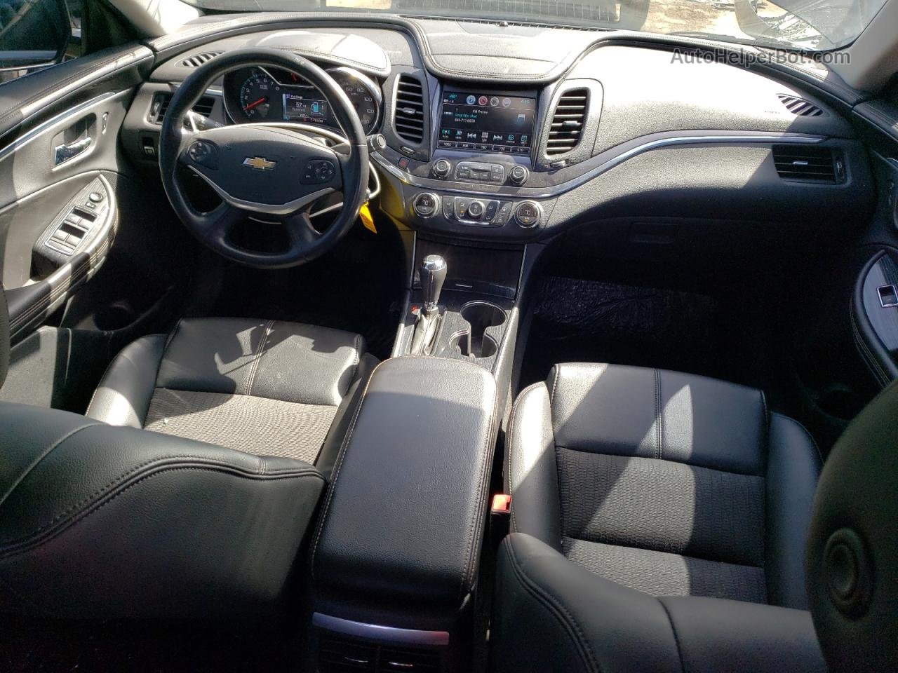 2017 Chevrolet Impala Lt Black vin: 2G1105S36H9110196